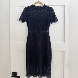 Lulus Lace Midi Dress